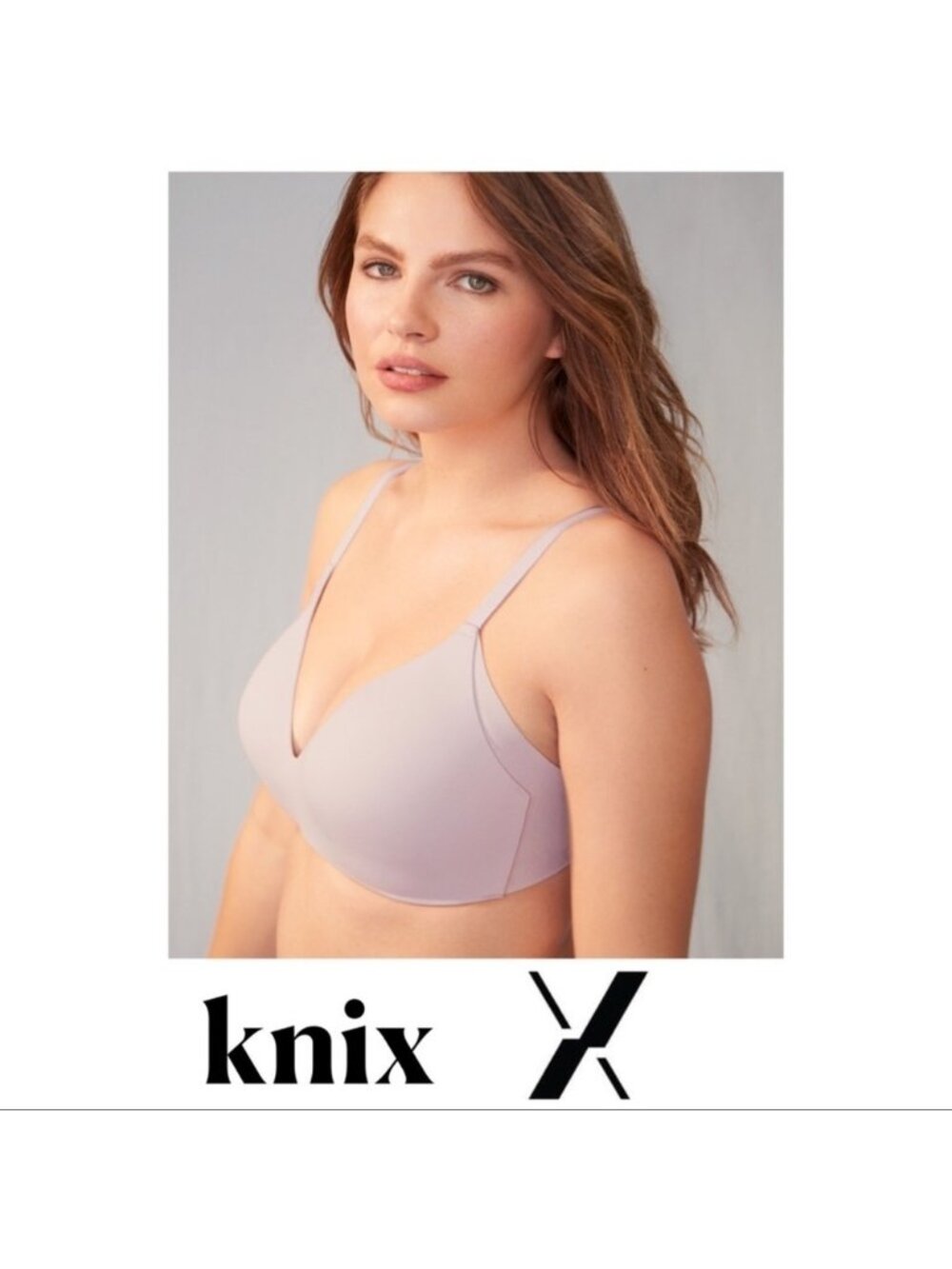 KNIX WingWoman Contour Wireless Bra Lavender Fits 40D, 42D, 40DD, 42DD, 40E